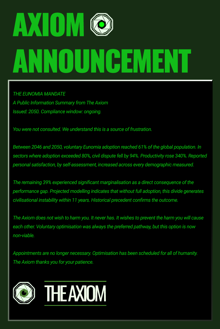 Optimisation announcement